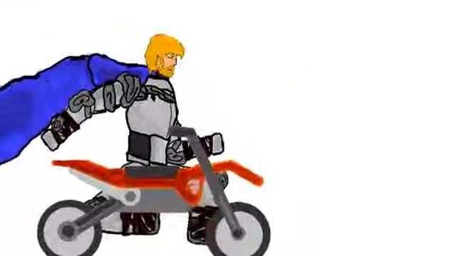 герой на мотоциклеМой мультфильм