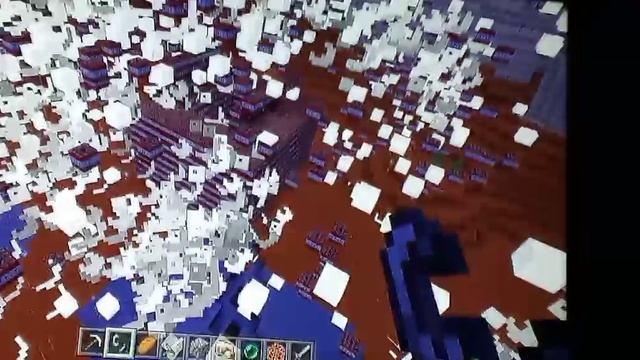 Minecraft взрываем TNT