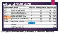 NOUN B.Sc.(ED) Computer Science