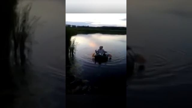 машина провалилась под лед