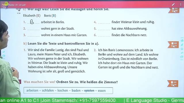 Lesen Sie die Texte und kontrollieren Sie | Flüssig sprechen Hören Sie und sprechen Sie noch