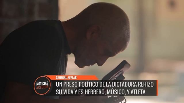 Un preso político de la dictadura rehizo su vida y es herrero, músico y campeón de atletismo