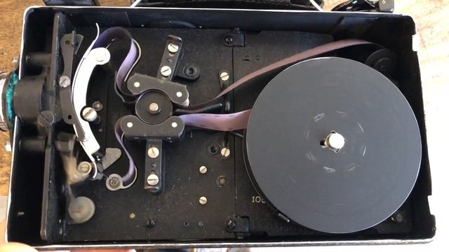 Kodak Model B 16mm Home Movie Camera Running