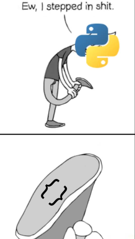 мем на Python