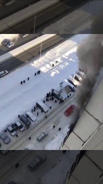 В Сургуте пожар на Крылова