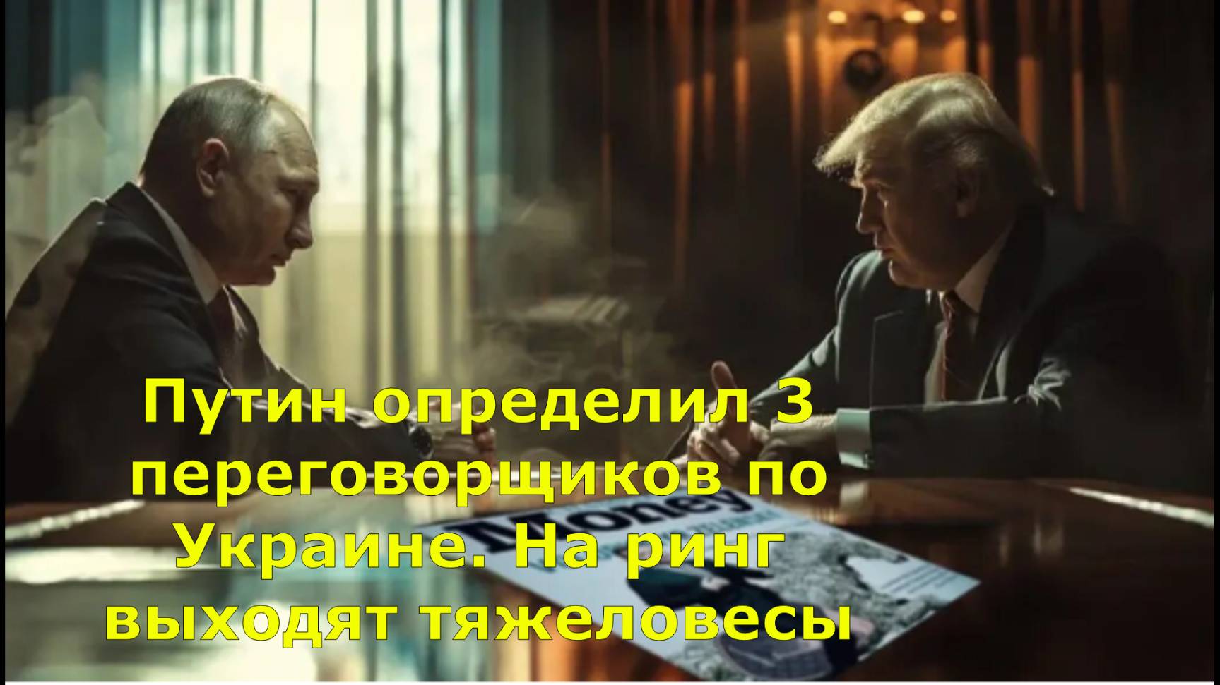 Путин определил 3 переговорщиков по Украине. На ринг выходят тяжеловесы