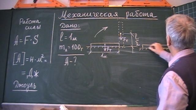 Работа по поднятию линейки