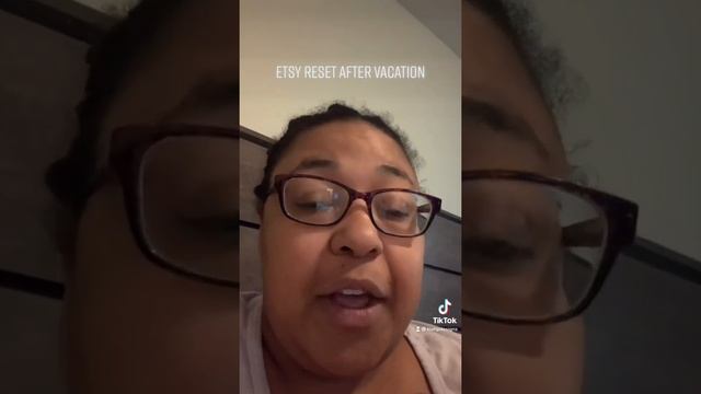Etsy Shop Reset after Vacation