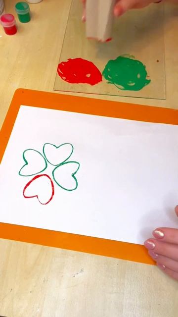Рисуем клевер 🍀 #творчество #творческийпроцесс #творчествосвоимируками