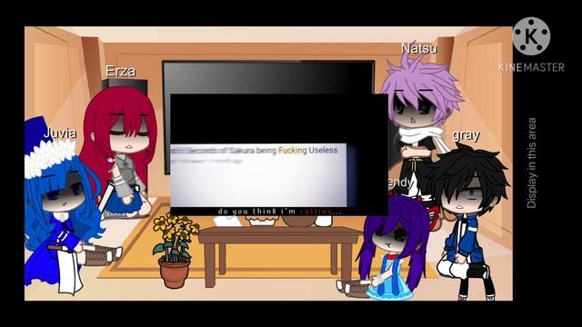 Fairytale react to sakura (Natsu sister)