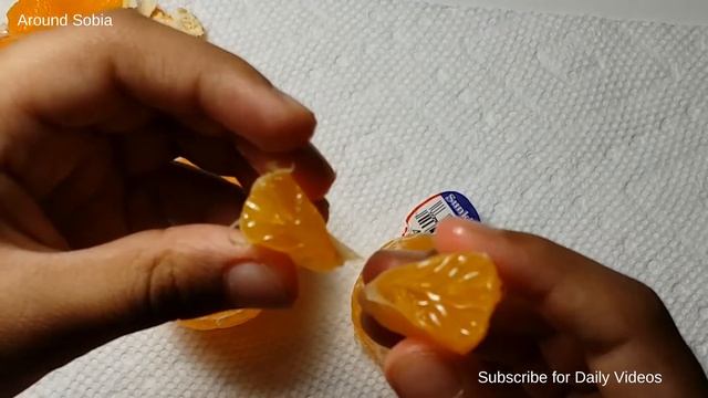 Tangerine Fruit | Best healthy snacks to eat at night | Easy snacks for Kids | Tasty & Yummy & Quic
