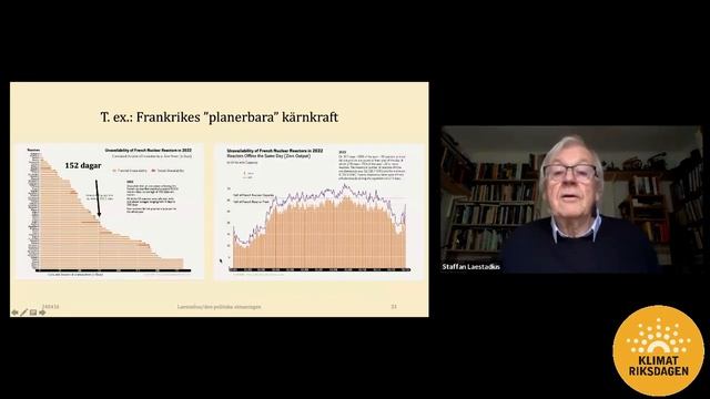 Staffan Laestadius om klimatläget och klimatomställningen