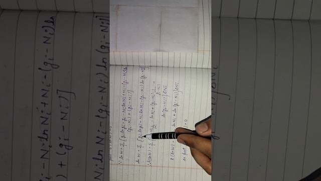 Derivation Of Fermi Dirac Distribution Function In Hindi
