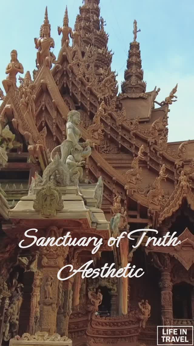 🛕📸Sanctuary of Truth • Aesthetic #таиланд #паттайя #путешествие #туризм #отдых #буддизм