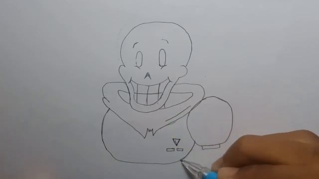 Cara menggambar Papyrus - Undertale