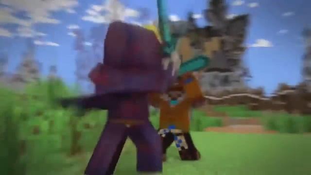 Minecraft Анимация (голодные игры)