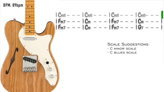 Soulful Pocket Groove  Backing Track in Cm