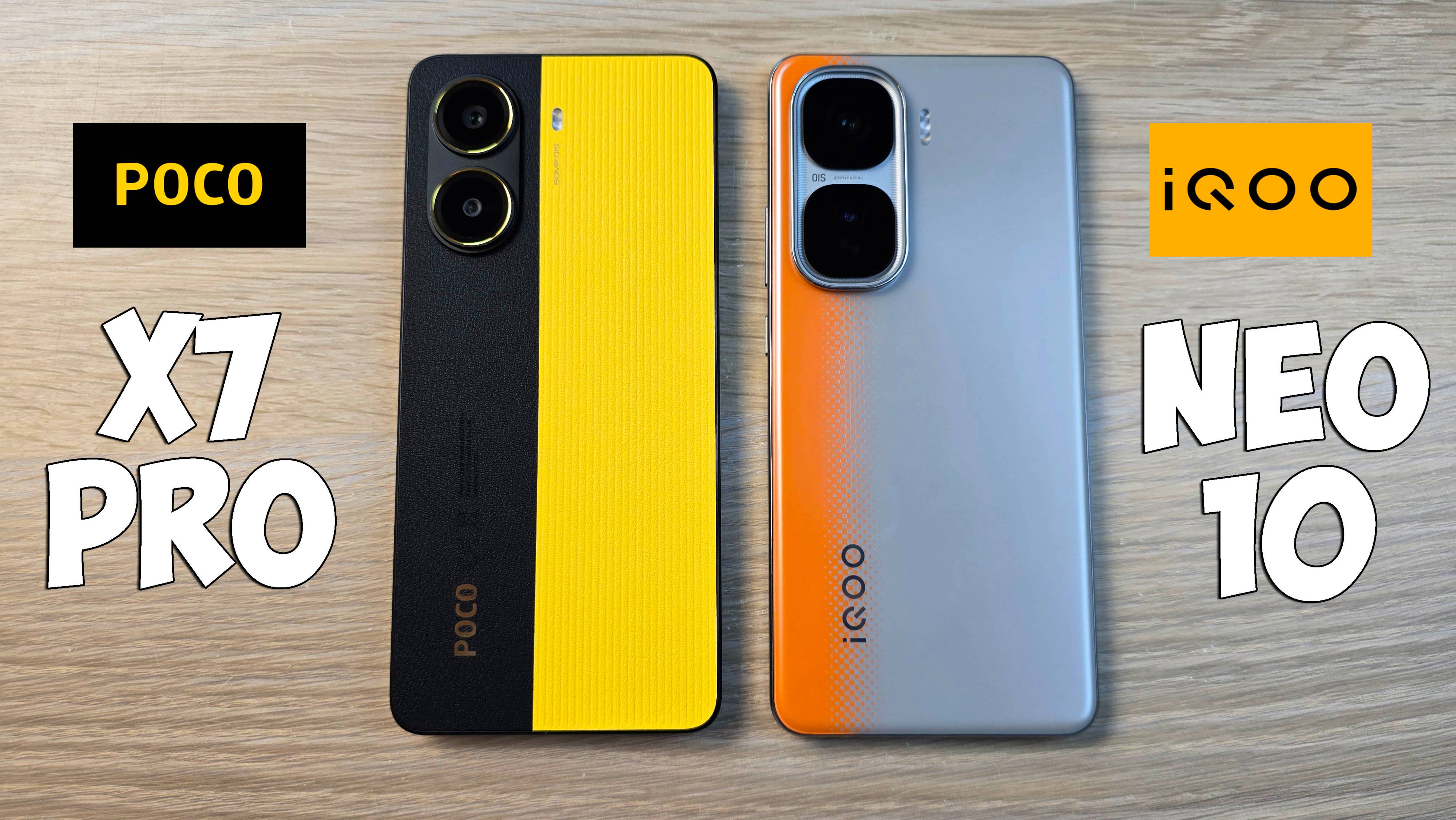 POCO X7 PRO VS IQOO NEO 10 - ЧТО ВЫБРАТЬ? ПОЛНОЕ СРАВНЕНИЕ!