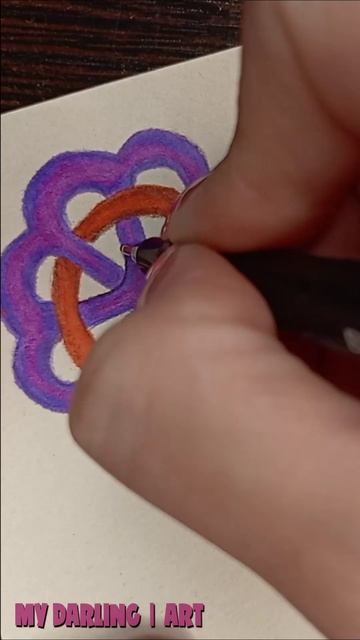 Арт терапия Рисуем карандашами. Как красиво рисовать новичку. Красивый узор. Залипательный туториал