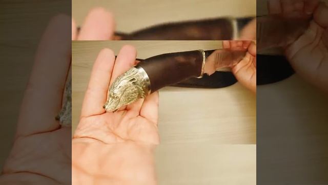 Туристический нож из дамасской стали Беркут