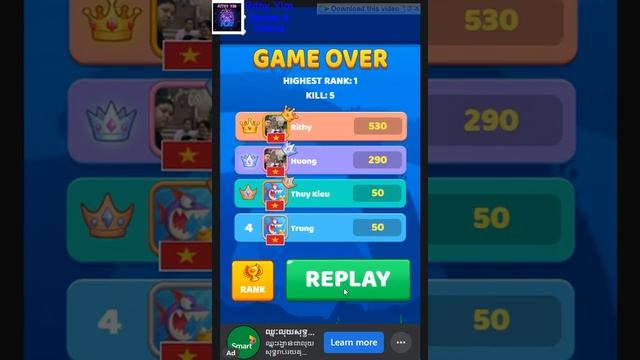 Shark  io Upgrade Game ep2(I Die Again)