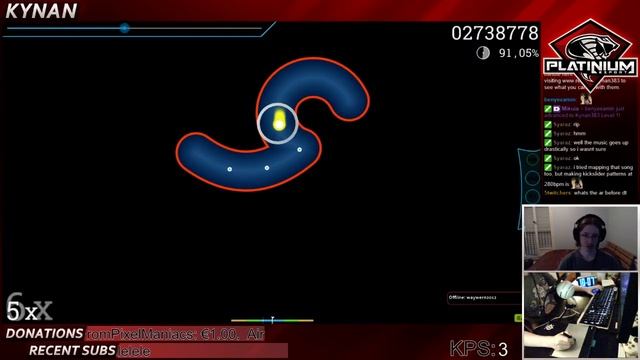 osu! : Camellia - Crystallized [Azer's Another] + DT (B)