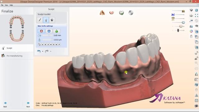 How to design Digital Full Dentures in 3Shape