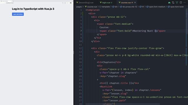 036-Mastering Nuxt - 4-2 Creating a Login Page