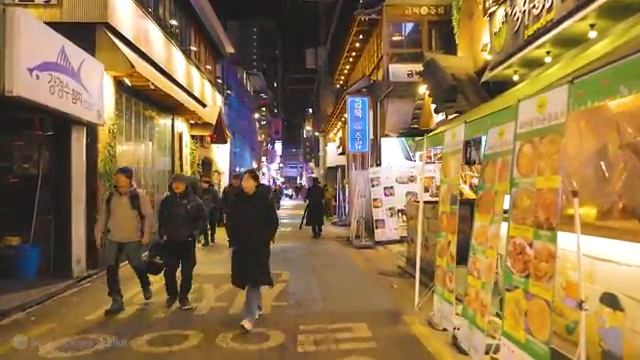 건대입구 먹자골목 산책, Seoul Korea Trip, Seoul Evening Night Walk. 서울여행워커.