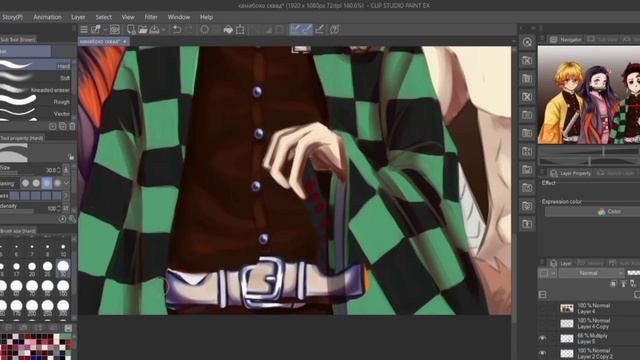 Speedpaint "Demon slayer"|Спидпейнт " клинок рассекающий демонов "