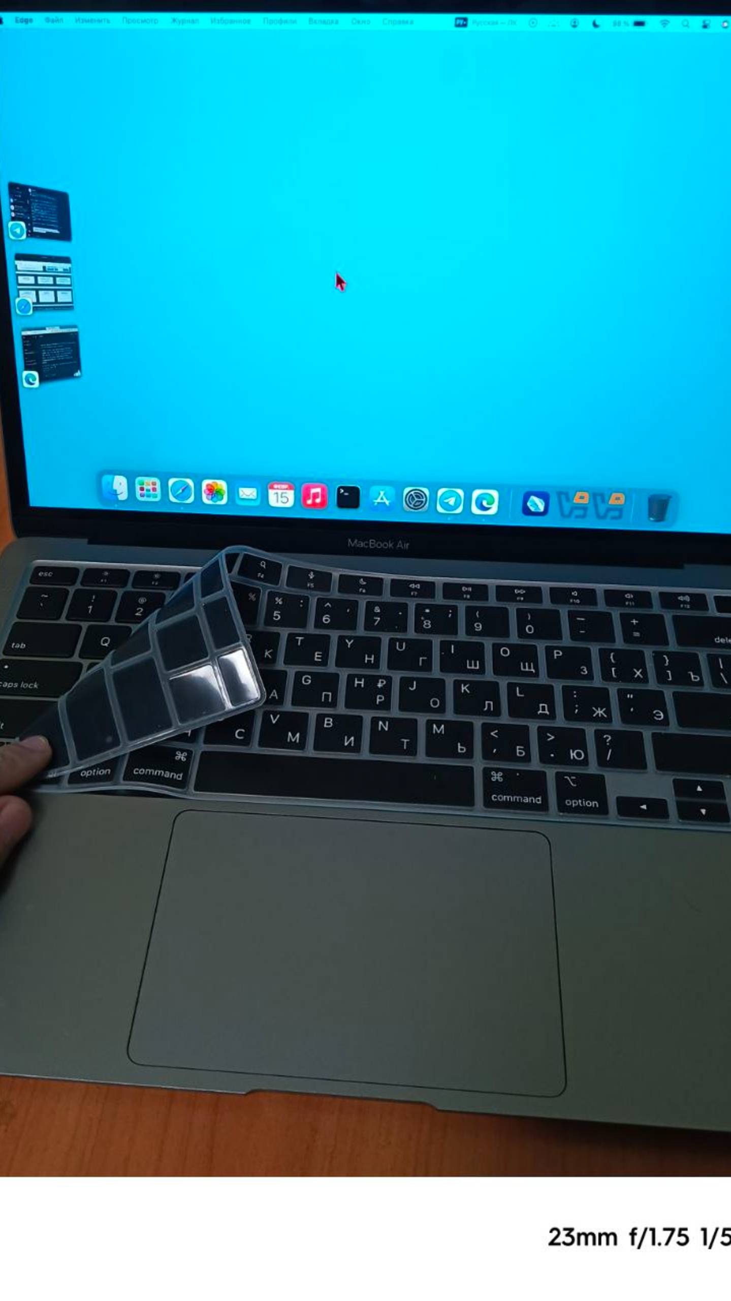Накладка на клавиатуру для MacBook Air 13 M1, Intel