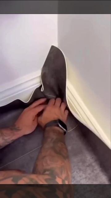 Укладка линолеума на углах🔥🔥🔥