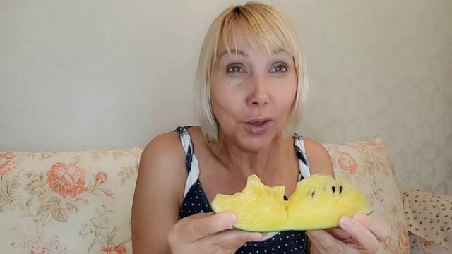 Жёлтый арбуз... я влюбилась в этот вкус!