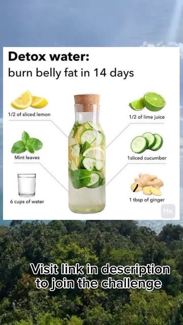Detox Water: Burn Belly Fat in Just 14 Days | Burn Belly Fat In 14 Days With Detox Water #Shorts
