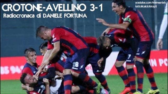 Crotone-Avellino 3-1 - Radiocronaca di Daniele Fortuna (9/11/2015) da Rai Radio 1