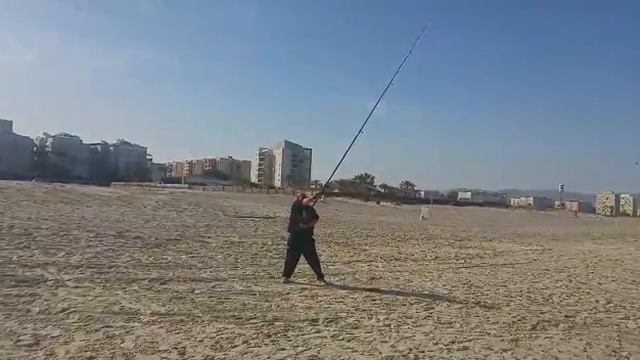 אימון של מוטי מיגדל בזריקות חצי סיבוב עם מקל Trabucco Cassiopeia 415 סט 1