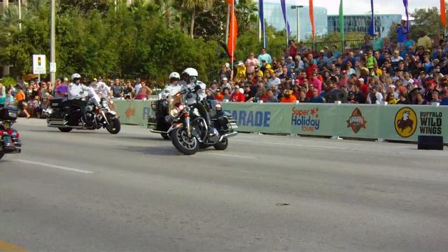 Florida Citrus Parade 2015: Part 1 (Squeeze, Bayard Rustin HS, FL Citrus Sports)