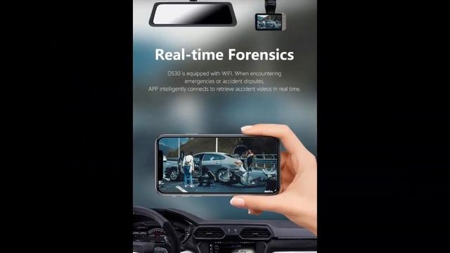 Full Hd Car DVR 1080P Camera 4K & 1080P VVCAR D530 Video Recorder Dashcam