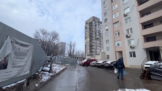 Обзор домов по пр.Металлургов. Мариуполь, февраль 2025