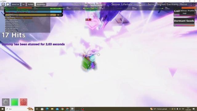 Roblox sakura stand Easy Herrscher of Human combo