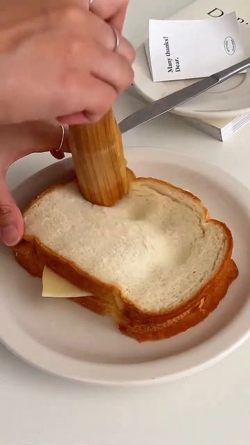 Double Corn Cream Toast🥪 #shorts