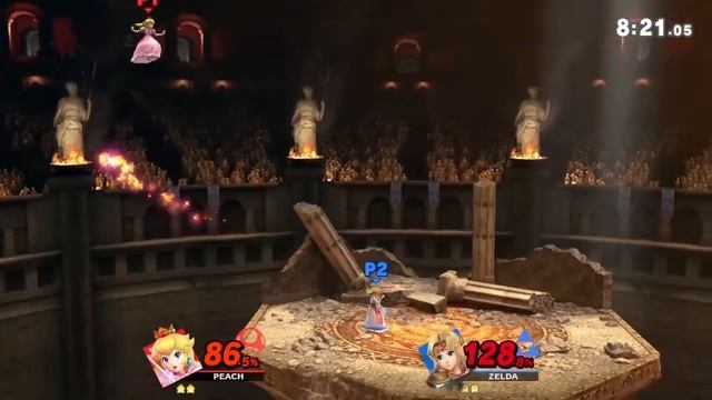 [SSBU] - Arena Battle - Peach (Rami) Vs. Zelda (Mano)#14