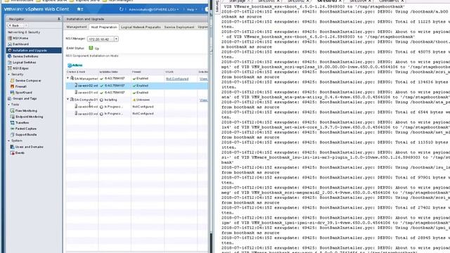 ESXi Host Preparation for NSX