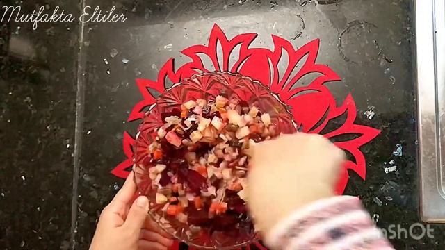 Pancar Salata Vinigret /Vinigret Nasıl Yapılır/Ahıskalı Gelinler