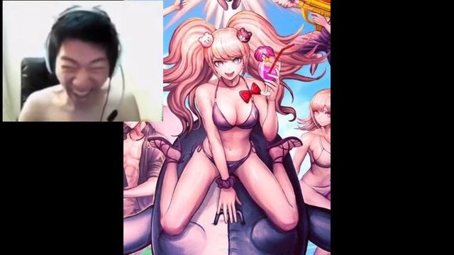 My reaction to Kokichi and Junko's sprite reveal for Danganronpa S