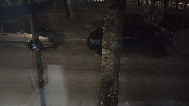 Ночное волшебство в Ухте снежок My favorite yard