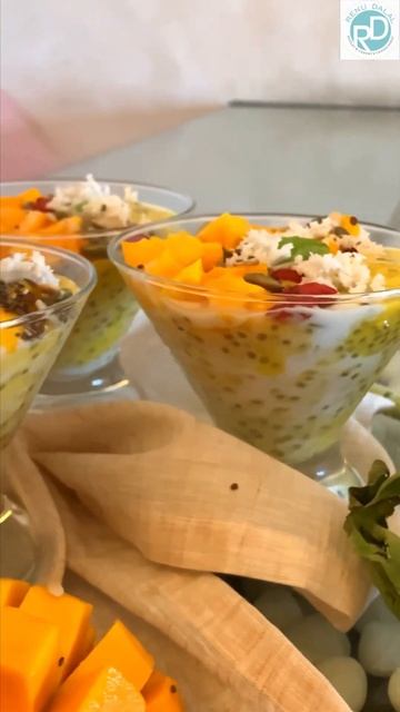 Mango Coconut Chia Pudding