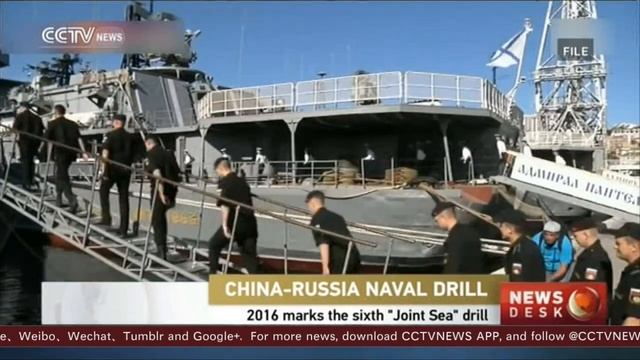 2016 marks the sixth "Joint Sea" drill between China and Russia