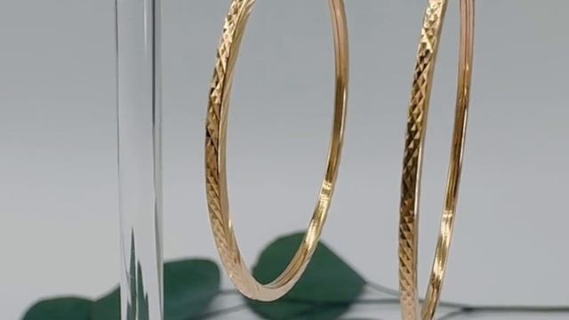 Золотые серьги конго.Царицыно.Арт: аб002463