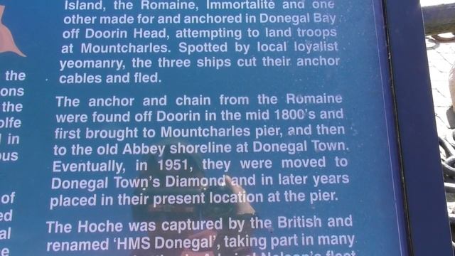 1798 French Frigate ‘Romaine’ Anchor Donegal Town